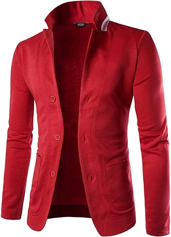 mens red sport coat blazer