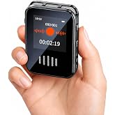 Voice-Activated Recorder,Supports Playback,Tape Recorder,for Meetings/Learning Small Recorder Device,It is Also an MP3 Player and a USB Flash Drive