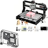 Genmitsu CNC 3018-PRO Router Kit GRBL Control + GGW-UART Wireless Wi-Fi Module Kit, App G-Code Sending