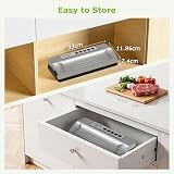 Bonsenkitchen Vacuum Sealer Machine, 4 Modes, 30cm Seal, Silver view 7