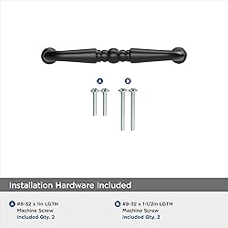 Amerock | Cabinet Pull | Matte Black | 3 inch