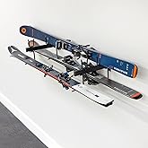 StoreYourBoard Ski and Snowboard Wall Rack, Heavy Duty Snowboard Wall Mount and Ski Rack Wall Mount for Garage Racks for Storage, Space-Saving Vertical or Horizontal Organizer for Skis, Boards & Gear