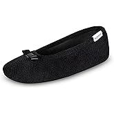 isotoner Women's Diamond Microterry Ballerina Slippers
