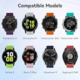 ISABAKE 20mm Silicone Watch Band for Garmin Forerunner 245 645 Vivoactive 3 view 3