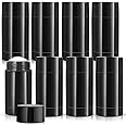 8 Pack 75ml/2.5oz Plastic Deodorant Containers Empty Twist Up Filling Stick Tube Bottom-Fill Deodorant Bottles for DIY Cosmetic Lotion Bar Sunscreen Lip Balm Crayon - Black