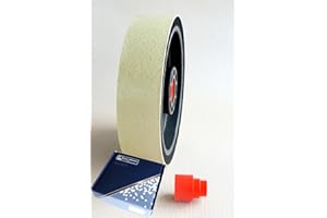 BALTIC ABRASIVE TECHNOLOGIES 6" Grit:1200 Soft Lapidary Diamond Wheel for Cabbing Grinding Sanding Polishing Operations. Plastic Body with Foam Padding. Perfect to Work with Stones, Gemstones, Glass.