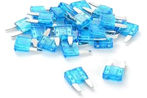 SVZ (25Pcs) 15 Amp Mini Car Fuses, 15A Automotive Fuses, Blade Fuse for Car/RV/Truck/SUV/Motorcycle/Boat