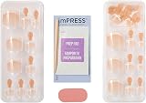 imPRESS imPRESS TOENAILS Blanc Chic White French Short Squoval 24 Count view 4