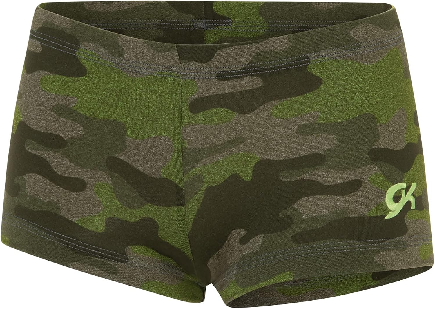 GK Girls Summer Collection Camo Workout Short: Clothing
