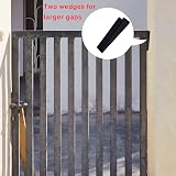 BEHAHAI Fence Panel Wedges 10 Pack Black Plastic Levelling Noise Stoppers view 4