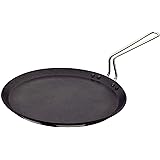 Futura Non-Stick Flat Tava Griddle, 30 cm, Black