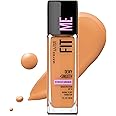 Maybelline Fit Me Dewy + Smooth Liquid Foundation Makeup, Toffee, 1 Count (Packaging May Vary)