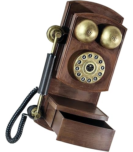 Amazon.com: Meiiron Pink Antique Decorative Telephones Wall