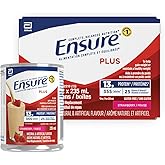 Ensure Plus, Meal Replacement, Complete Balanced Nutrition, Strawberry, 12 x 235 mL Can
