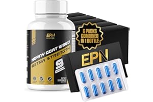EPN SUPPLEMENTS #1 New Male Performance Pills for Men Fast Acting | Male Supplement for Size EnIargement, Veiny Girth, Blood-Flow, Grow 3-7" Fast After First Dose | Hornygoatweed, L-Arginine + 7 Ingredients | 60 Caps