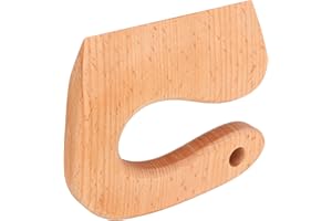 Safe Kids Wooden Cutter Kids Safe Wooden Knife, Kids Wooden Cutter for Toddlers Folding Tool Knives (Round Handle Type)