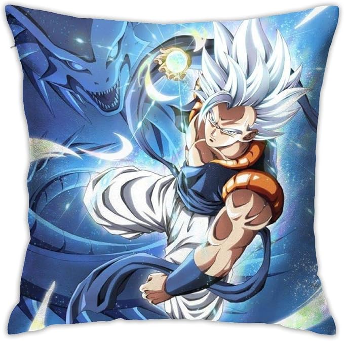 Diyhome Dragon Ball Ultra Instinct Gogeta Artwork Custom Pillowcase In You Home No Pillow Core Amazon Co Uk Kitchen Home