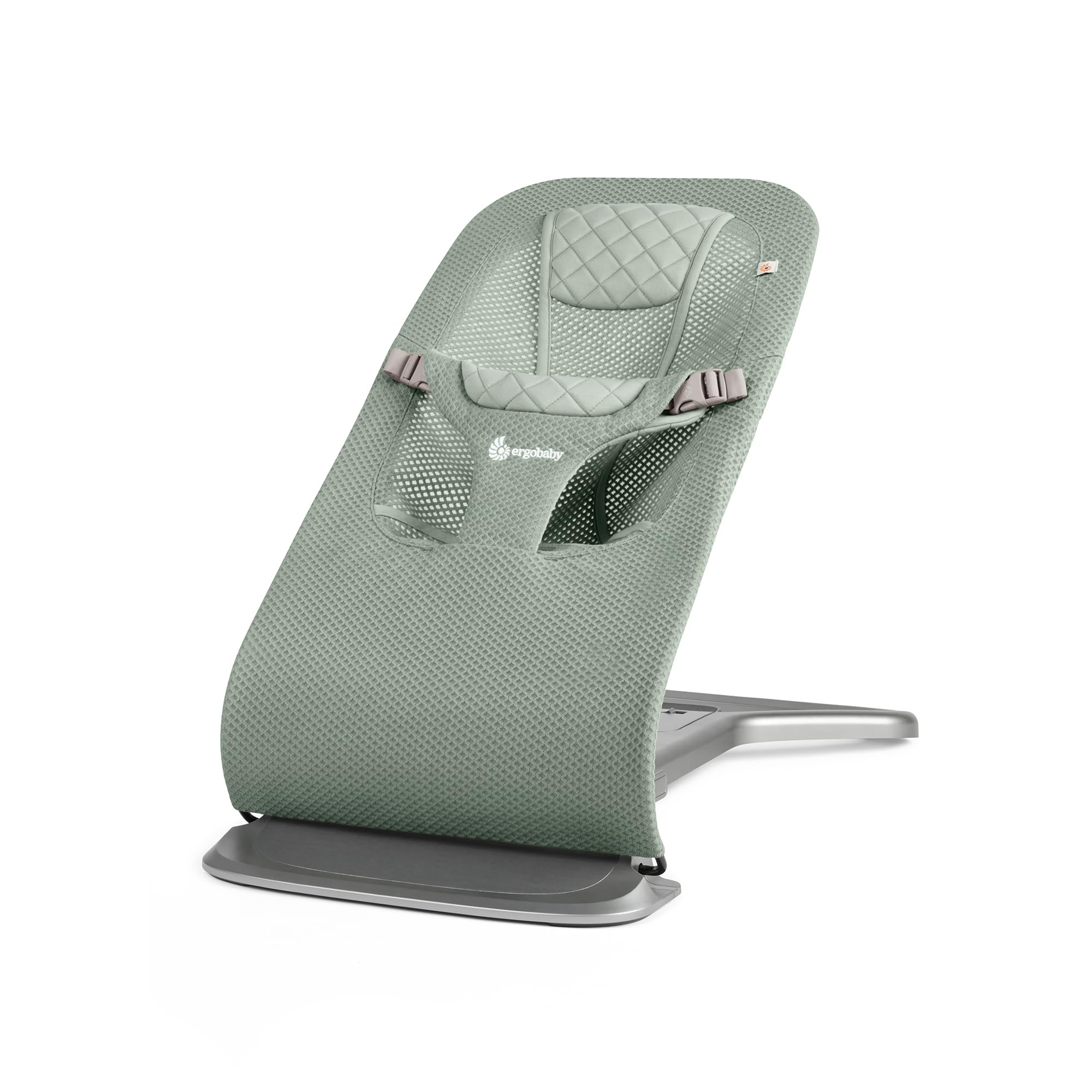 Photo 1 of Ergobaby Evolve 3-in-1 Mesh Baby Bouncer Seat, Adjustable Multi-Position Infant Bouncer and Toddler Chair, Breathable Mesh, Converts from Newborn to Toddler - Sage Green