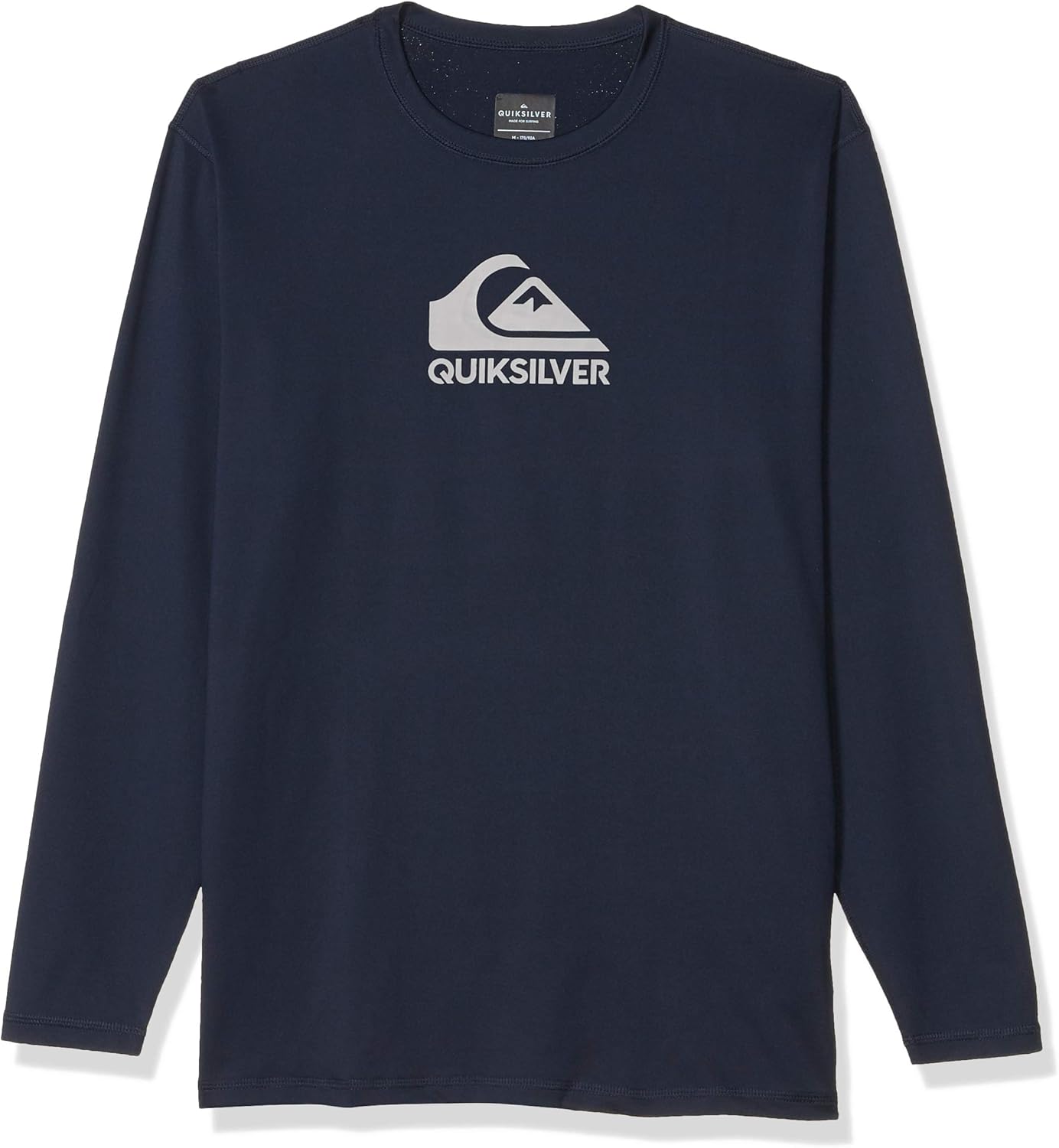 Quiksilver Men's Solid Streak Long Sleeve Rash Guard Blue XS Amazon.co.uk Clothing