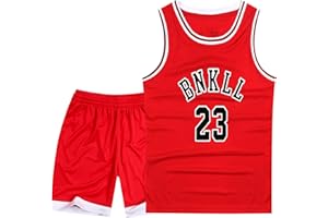 MTTYYD 6-16Years Youth Basketball Sports Jerseys 23# for Boys Girls Basketball Jersey 2Piece Set