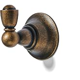 khtumeware 2 Pack 2-3/4inch Antique Brass Robe Hooks | Solid Zinc Alloy | Wall Mounted | Coat Hooks | Hooks Wall Mounted Robe Hooks | For organization in bathrooms entrances.