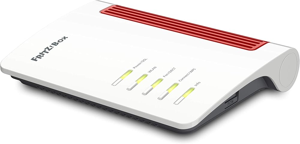 FRITZ!Box 7530 AX Wi-Fi 6 DSL Router 1800Mbps VDSL Supervectoring 300Mbps DECT