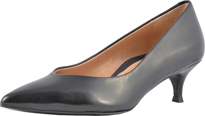 Amazon.com | Vionic Women's Kit Josie Kitten Heel - Ladies Heels with Concealed Orthotic Support 
