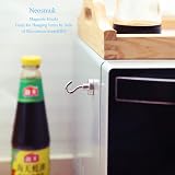 Neosmuk Magnetic Hooks 15kg Heavy Duty Pack of 6 White view 7