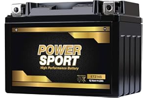 ExpertPower YTZ14S 12V 11.2Ah 230CCA Replacement Battery for Honda, Yamaha, BMW Motorcycles & Scooters, Maintenance-Free, SLA/AGM Technology, Nut & Bolt Terminals, Reliable Batteries Solutions