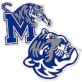 Desert Cactus University of Memphis Sticker Tigers UM Vinyl Decal Laptop Water Bottle Car Scrapbook (4 Inch Set V1)