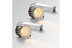 HITOO 3 Inch Recessed Ceiling Light, 3CCT Recessed Lights with J-Box, Trimless Soffit Canless Light 3000-6000K Selectable, 12