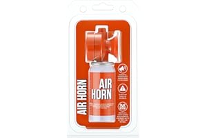 ElectricWise Air Horn 1.4oz, 122dB Loud Air Horns for Safety, Heard Up to 1/2 Mile Away, Small Boat Marine Horn Can, Meet US Coast Guard, Emergency Use for Marine Boating