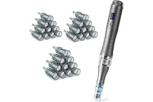 Microneedle Derma Roller Pen,Nuprad Dermastyle Pen 0.25 mm Stamp Pen Home Use Machine for Women Men