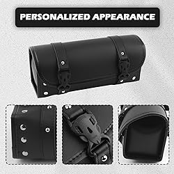 YGDMD Leather Motorcycle Handlebar Bag,Large