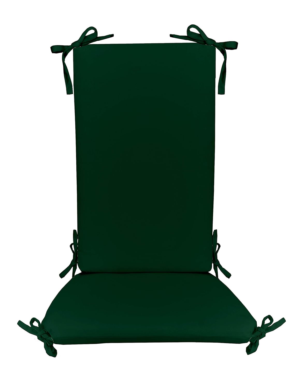 Best Outdoor Chair Seat Back Cushion Set, Hunter Green