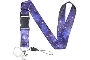 Yiflin Cute Neck Lanyard for Keys,Keychain,Wallet,ID Card Holder,with Quick Release Buckle