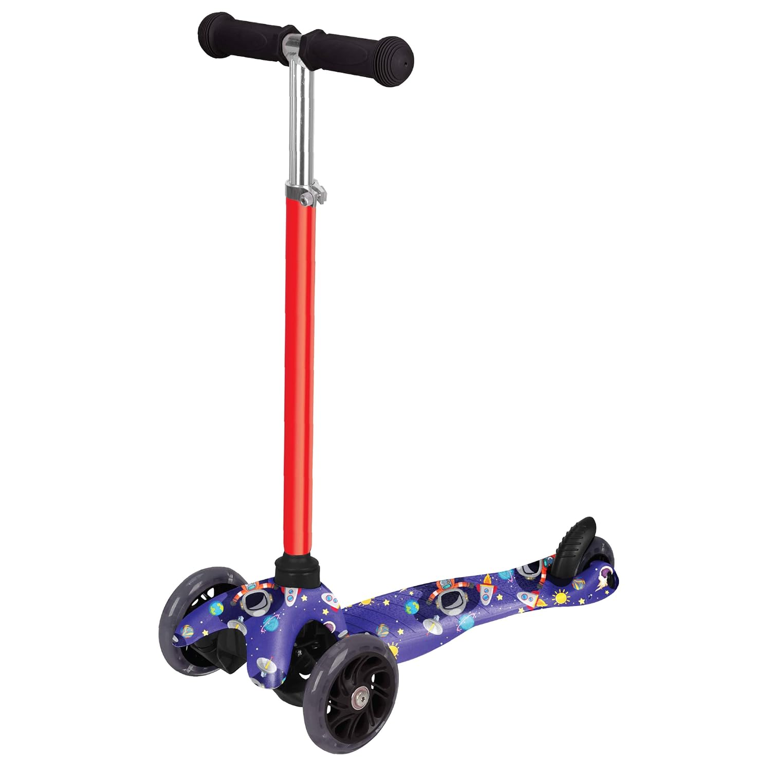 Rugged Racers Unicorn Print Kick Scooter for Boys & Girls 3 Wheel