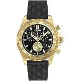 Versace Chrono X Leather Watch