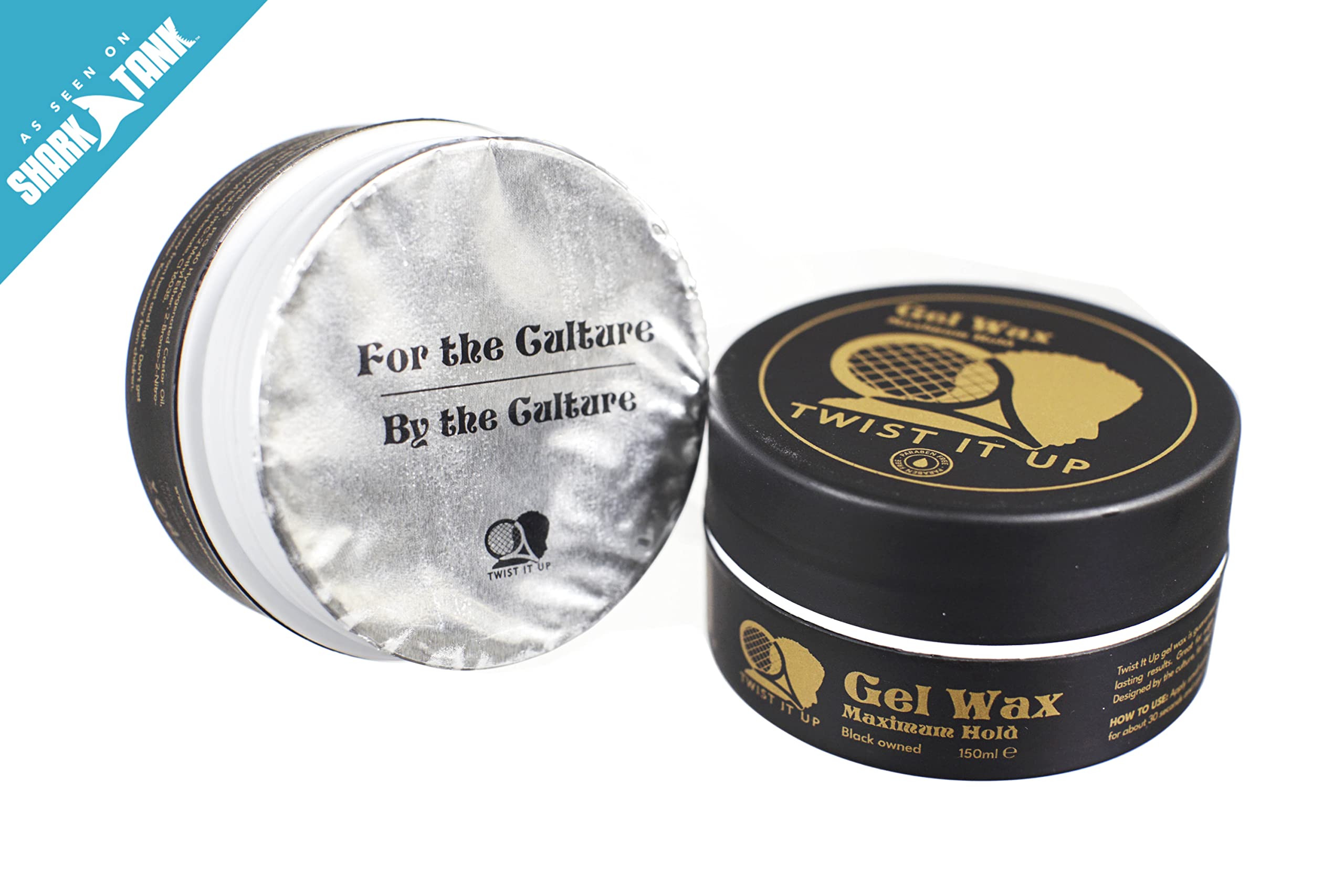 Twist It Up New Hair Gel Wax - Dreadlocks, Braids, Edges, Natural Curls, Natural Twist, Wave Pomade