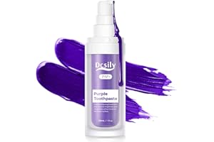 DCSILY Purple Toothpaste Teeth Whitener for a Dazzling Smile, Advanced Tooth Stain Remover Color Corrector Serum- Gentle on Enamel, Intense on Brightness.