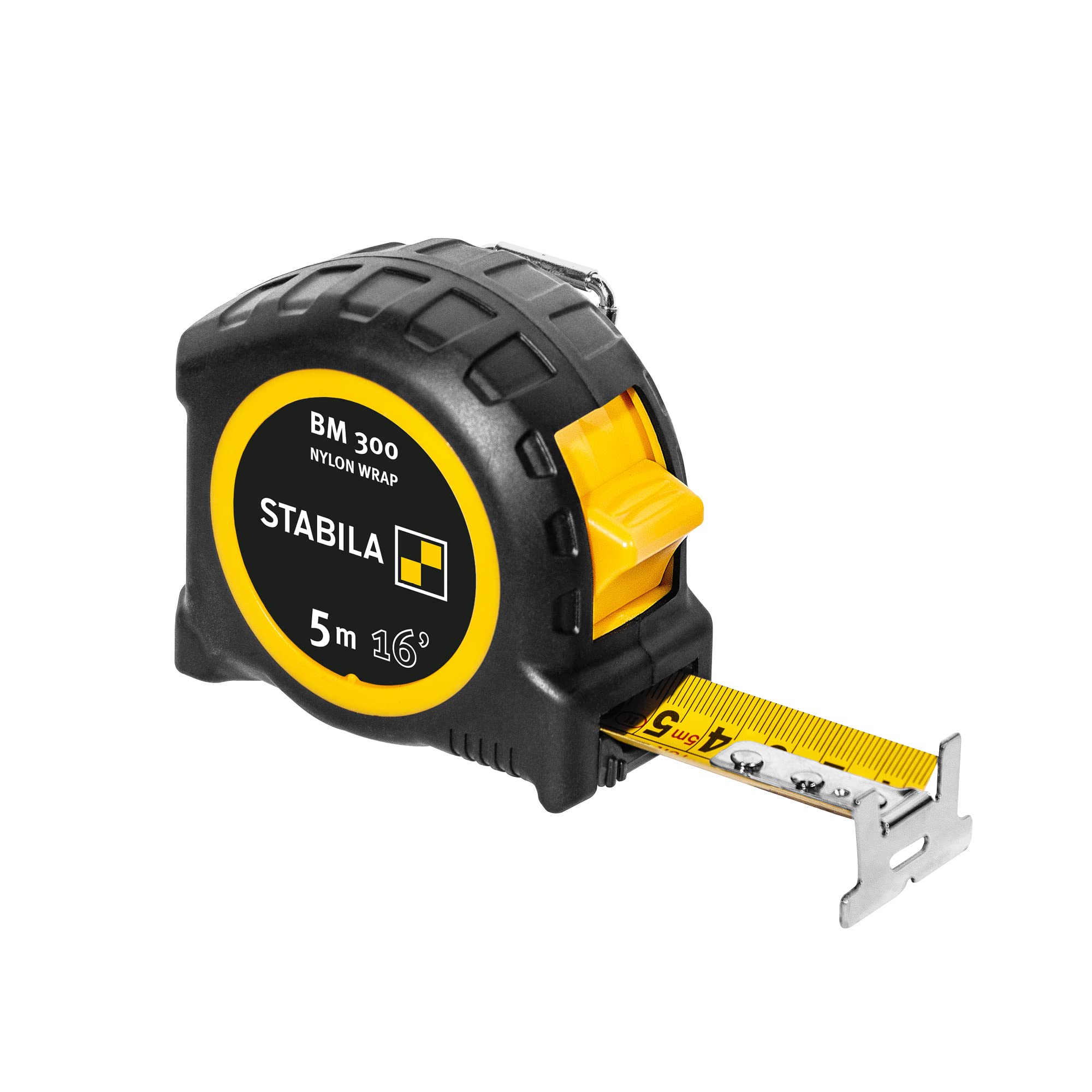 Stabila BM 300, 5 cm/inc-Sale BM300, 5 m / 16 Inch Pocket Tape Measure, Black/Yellow,BM 300, 5, cm/inc-Skala