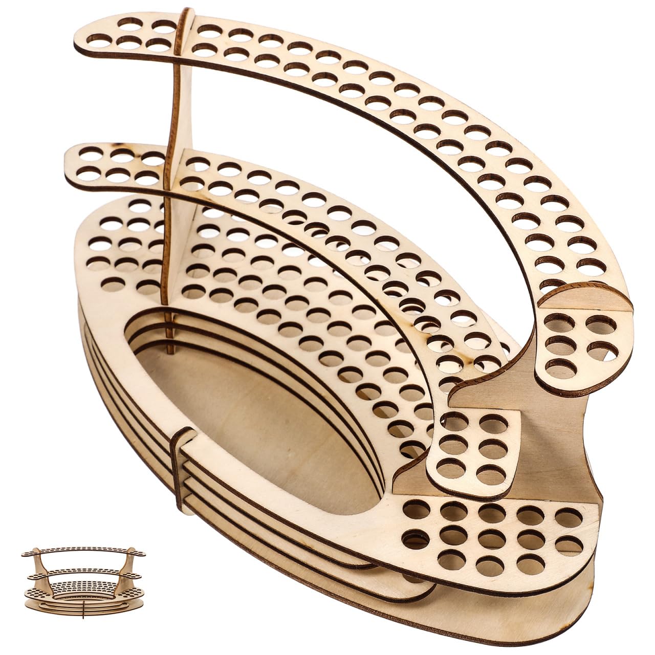 Alipis Wooden Pen Holder Stand Organizer for Desk Storage Suitable for Office and Home Use with Multi-Pen Display Function