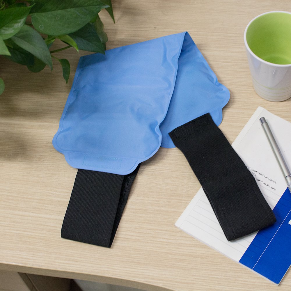 Enshey Hot & Cold Therapies Packs Reusable Cold Bag Warm Treatment Bags Nylon Silk Spinning Physical Therapy Bags for Injuries of Back Ankle Elbow