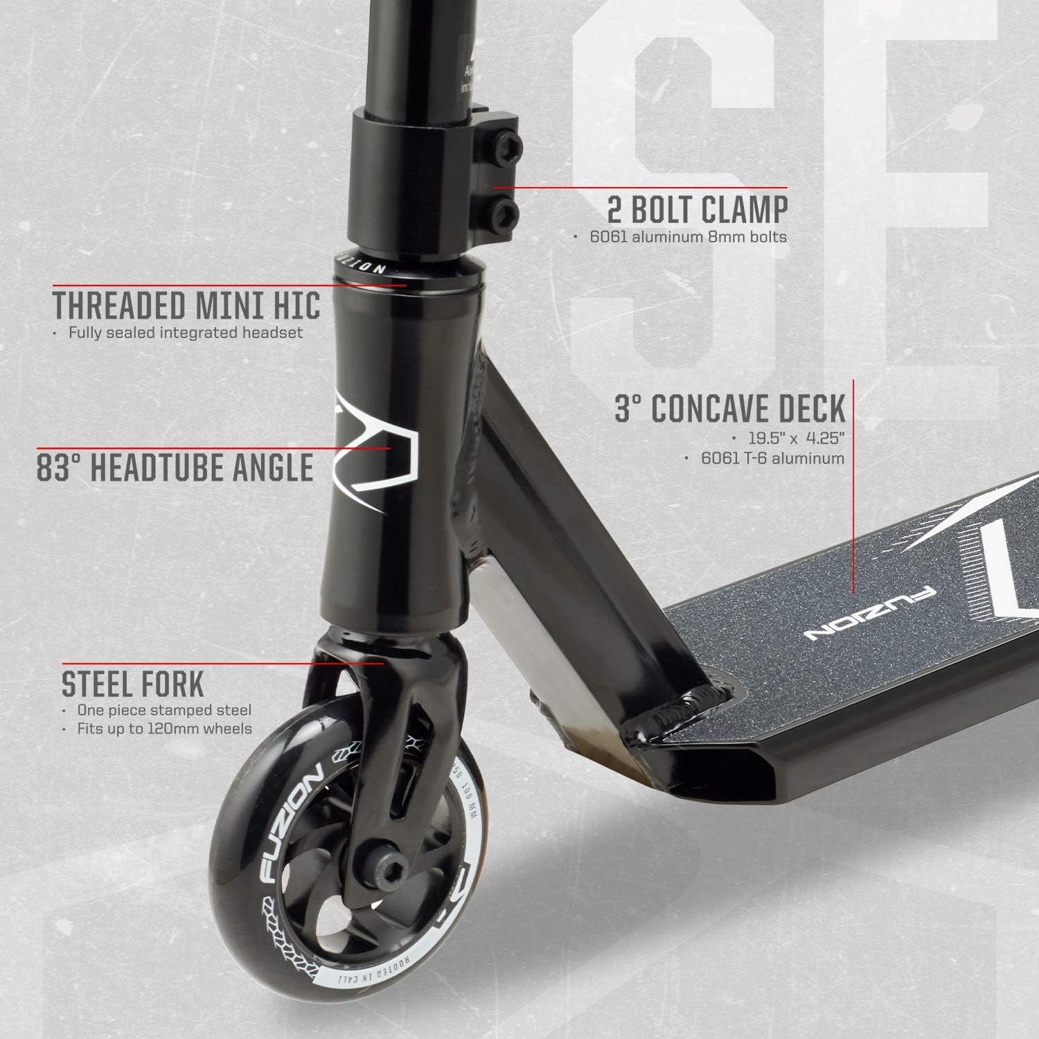 Fuzion Z250 Pro Scooters Trick Scooter Smooth Teens and Adults