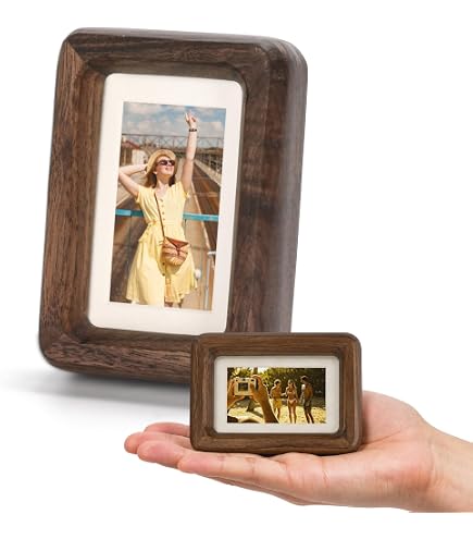 Amazon.com - Youncewooder 3x4 Teak Wood Picture Frame with 2x3