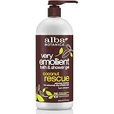 Alba Botanica Very Emollient Bath &amp; Shower Gel, Coconut Rescue, 32 oz.