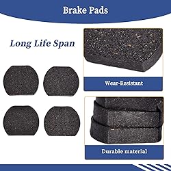 Getfarway 4Pcs Heavy Duty Go Cart Brake Pads
