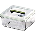 Rectangular Handy Tempered Glass Food Container 2700ml - Glasslock Airtight Anti Spill RP603