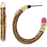 Pencil Hoop Earrings
