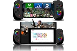Joso Wireless Controller for iPad/iPhone/Android(129-252mm), Phone Controller Support Xbox Cloud/PS Remote Play, Mobile Gamin